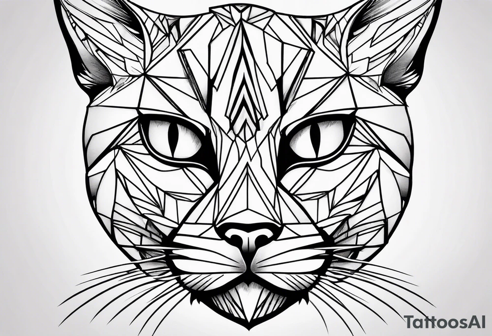Black Cat tattoo idea