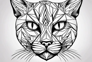 Black Cat tattoo idea