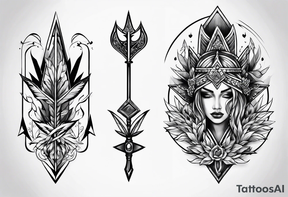 3 arrows tattoo idea