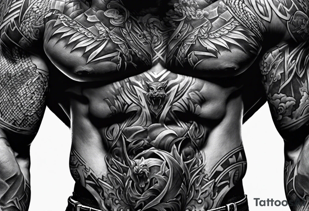 Darkness, Soldier, Fitness tattoo idea