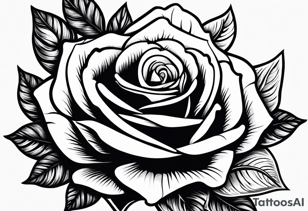 Gun bullet with rose tattoo idea