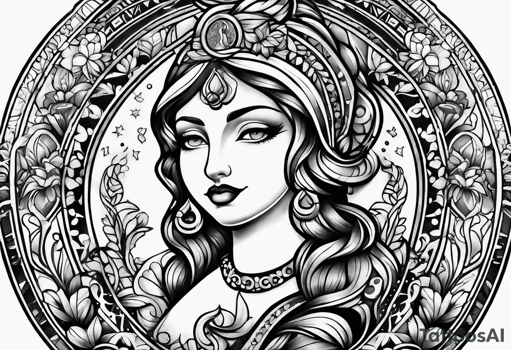 Lucky penny tattoo idea