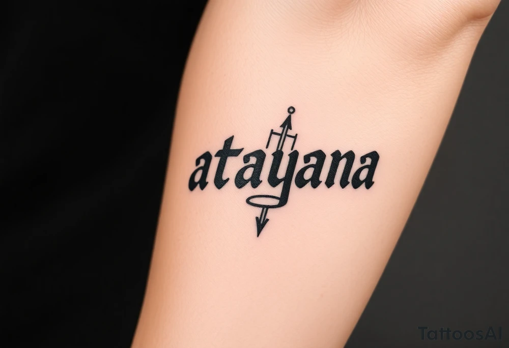 Name Tatayana for a father tattoo idea