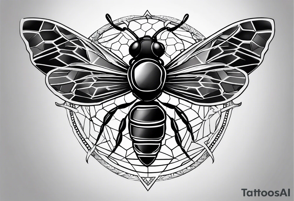 honeycomb tattoo idea