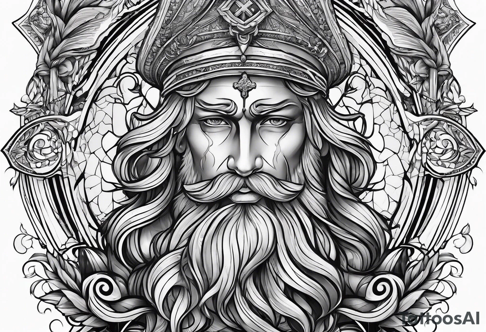 Religious sailor tattoo idea