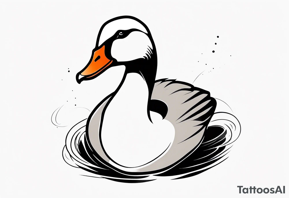 Goose tattoo idea