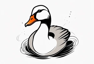 Goose tattoo idea