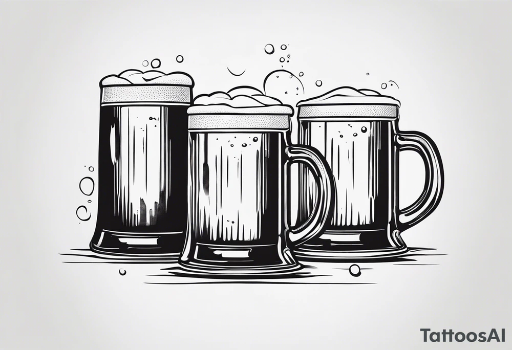 BEER CUP tattoo idea