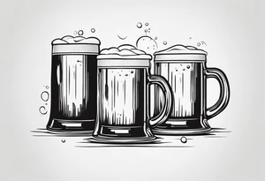 BEER CUP tattoo idea