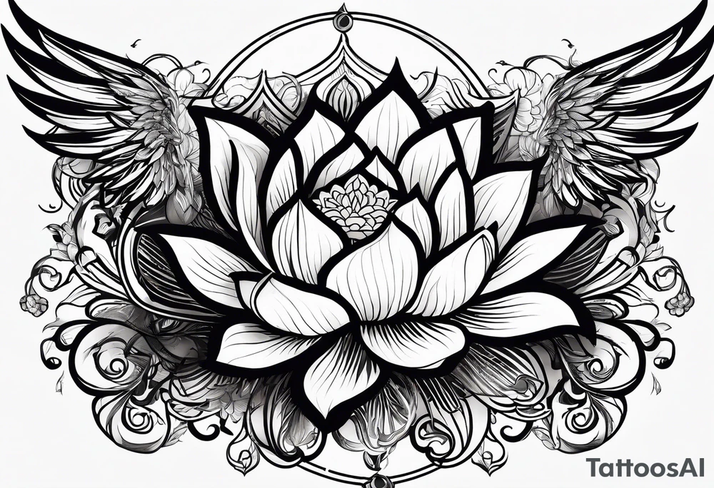 Words “I’ve still got a lot of fight left in me”. Lotus flower or phoenix or some symbol of strength. Want it to be delicate looking. tattoo idea