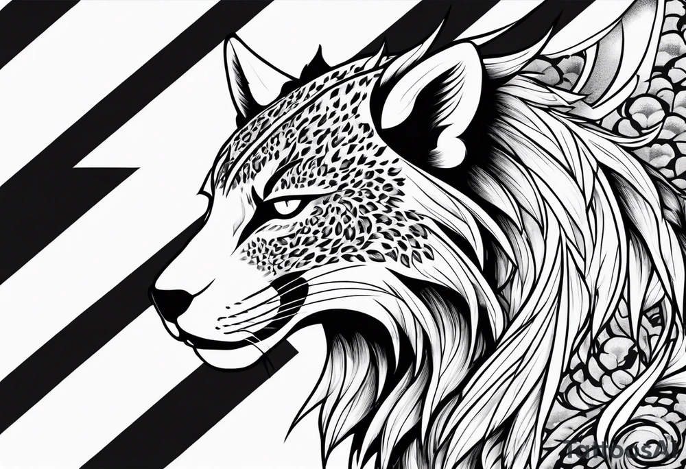 nine tailed fox demon slayer anime leopard skin tattoo idea nine tailed fox demon slayer anime leopard skin tattoo idea