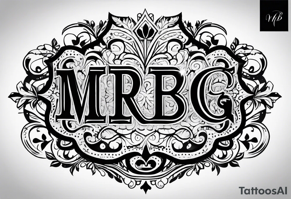 letters: "MRBG" underlined
simple, clear, plain, unadorned tattoo idea letters: "MRBG" underlined
simple, clear, plain, unadorned tattoo idea
