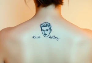 Rick Astley meme tattoo idea