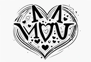 An M2 with a heart tattoo idea