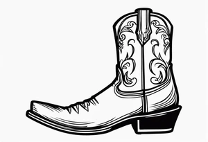 COWBOY BOOT tattoo idea