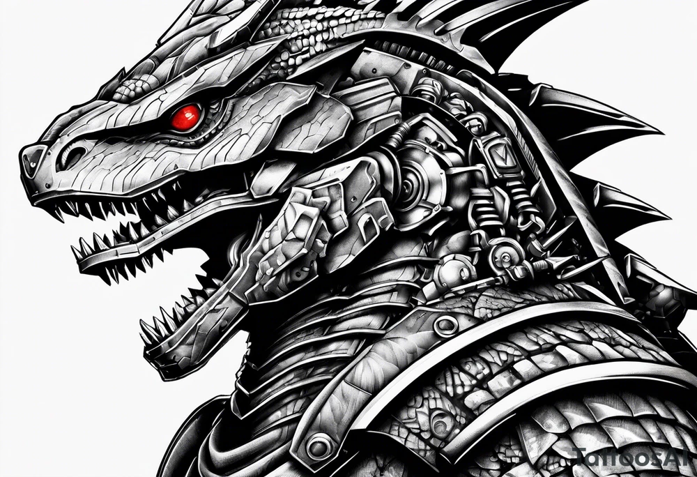Mechagodzilla tattoo idea