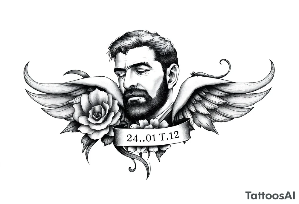 Memorial brother Dennis 24-01-12 tattoo idea
