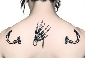 Edward scissorhands reflection off his scissorhands tattoo idea