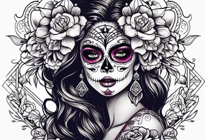 Dia de los muertes tattoo idea