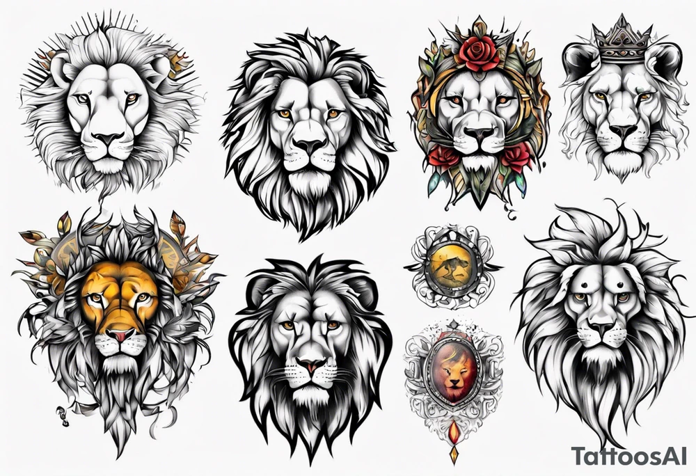 Lion tattoo idea