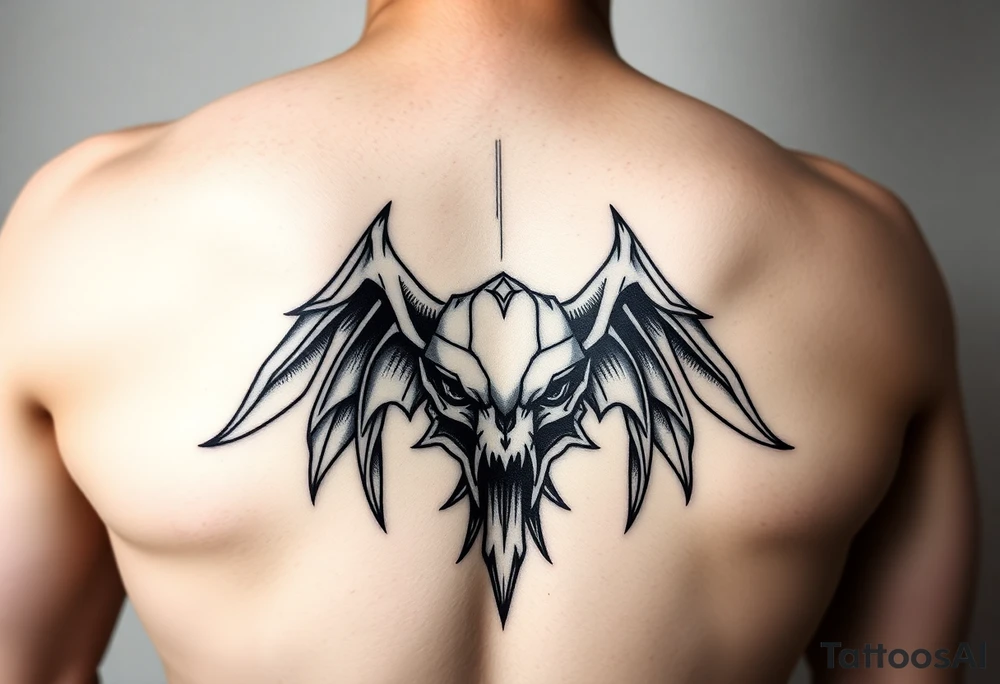 bdsm inspired full butt tattoo for a man tattoo idea