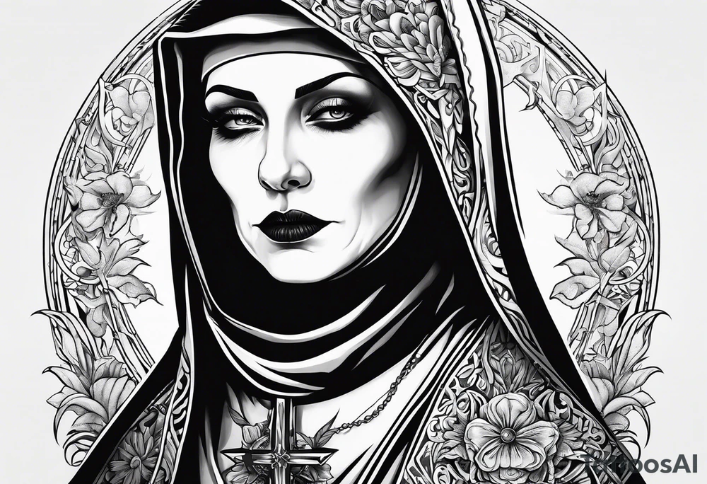 Evil nun. Death tattoo idea