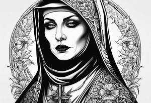 Evil nun. Death tattoo idea