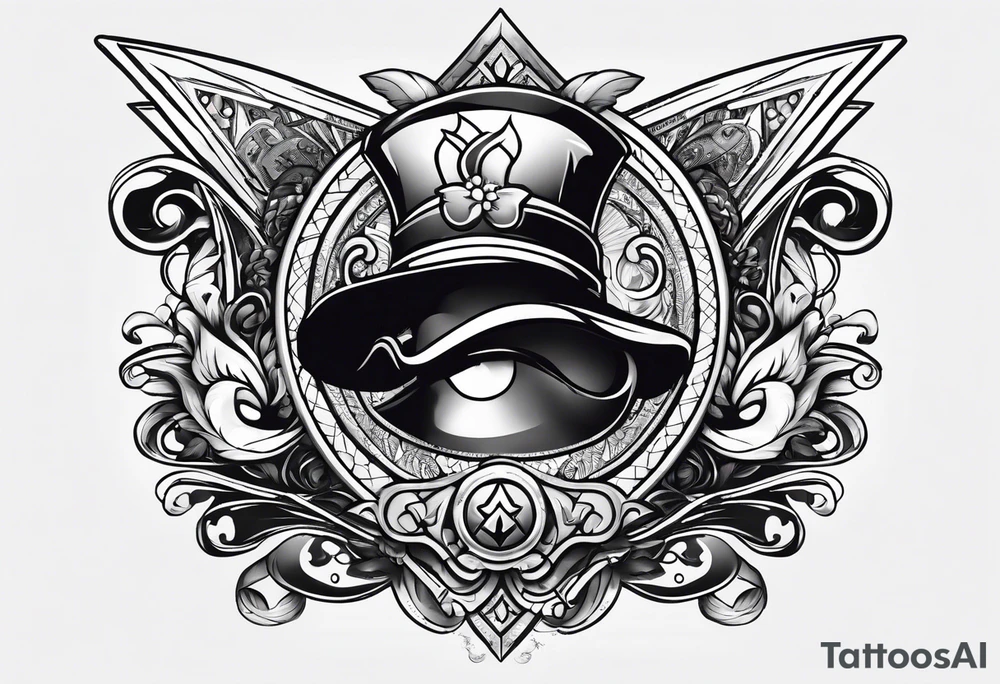 forearm for men and money with ace card tattoo idea