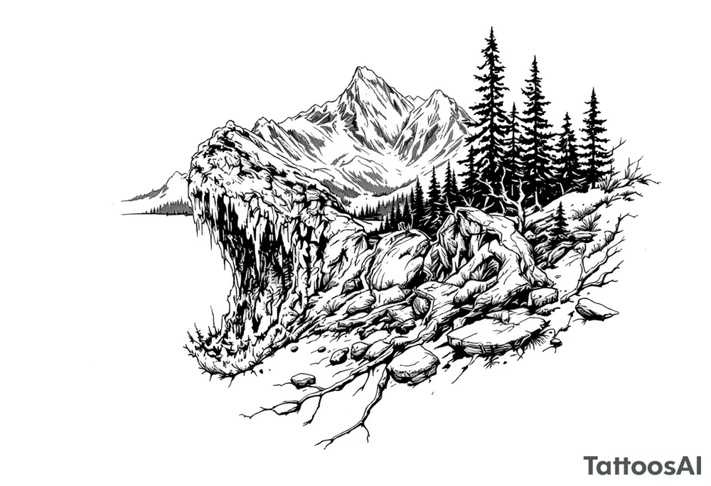 lake tahoe tattoo idea