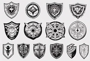 Shield tattoo idea