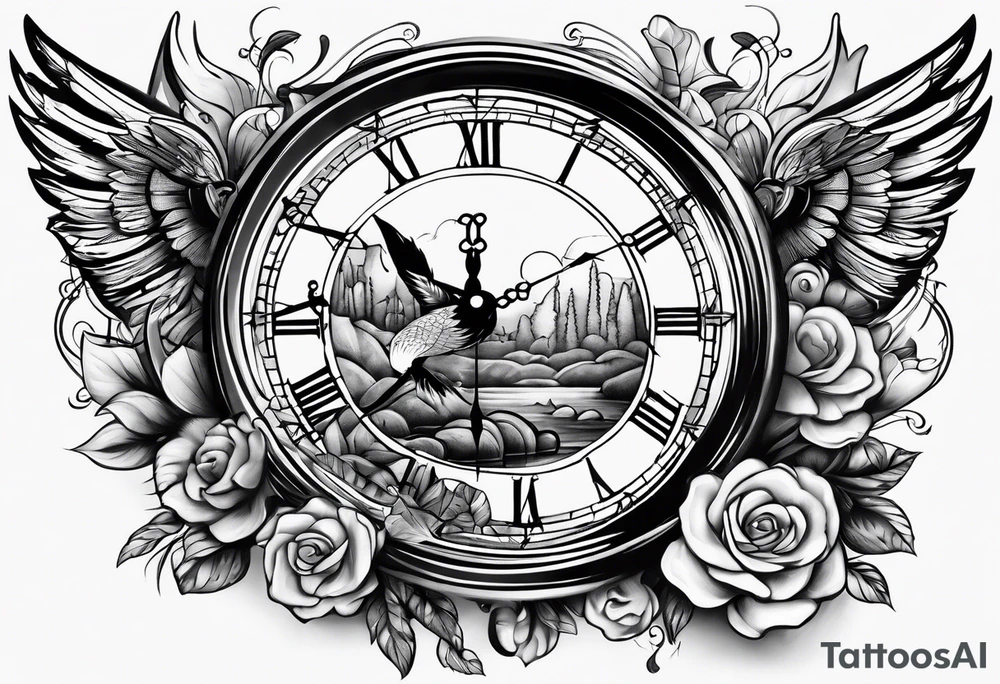 Make time count tattoo idea