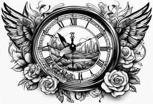 Make time count tattoo idea