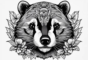 Angry Mc.Badgers tattoo idea