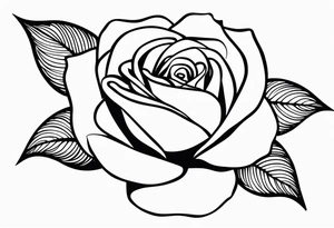 rose tattoo idea