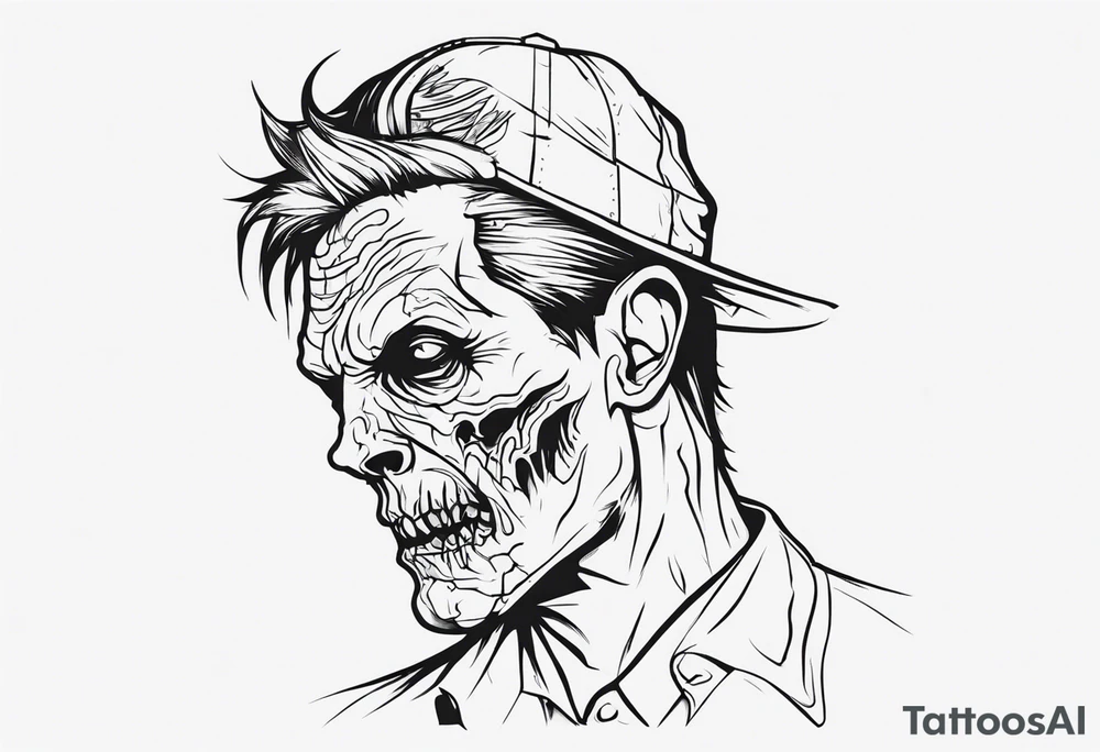 Zombie tattoo idea