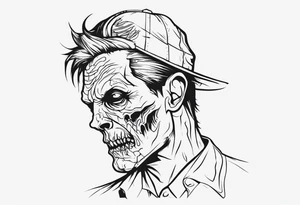 Zombie tattoo idea