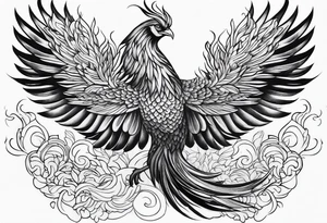 Vietnamese Phoenix tattoo idea