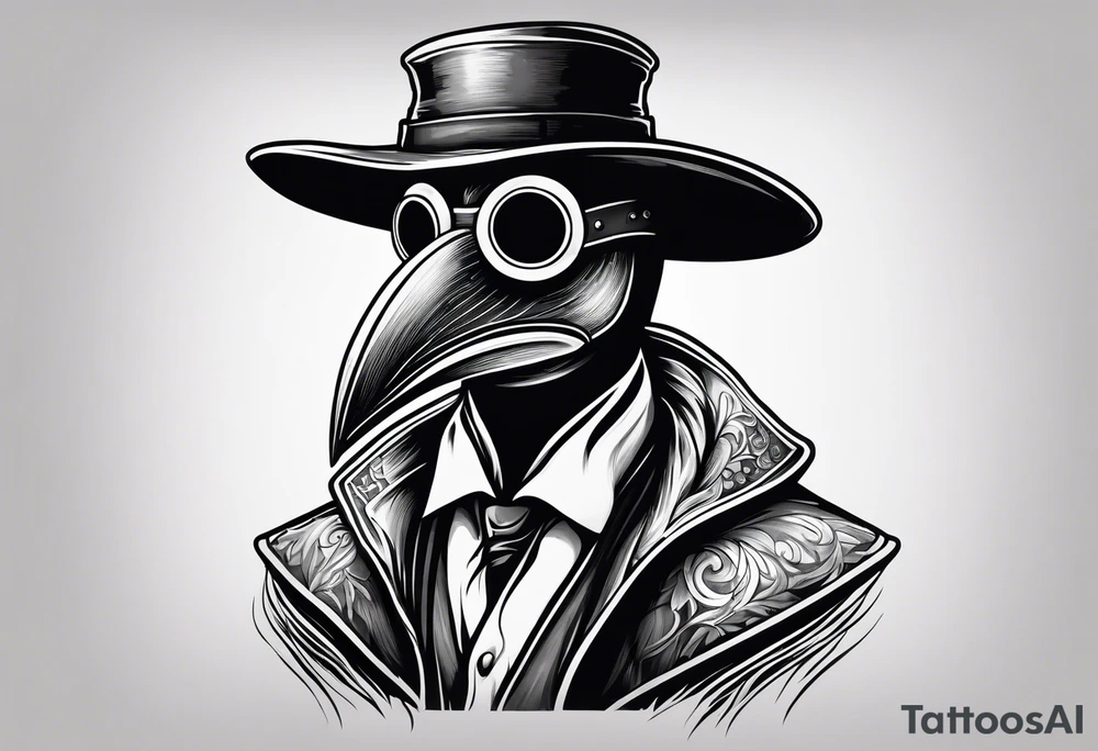 plague doctor tattoo idea