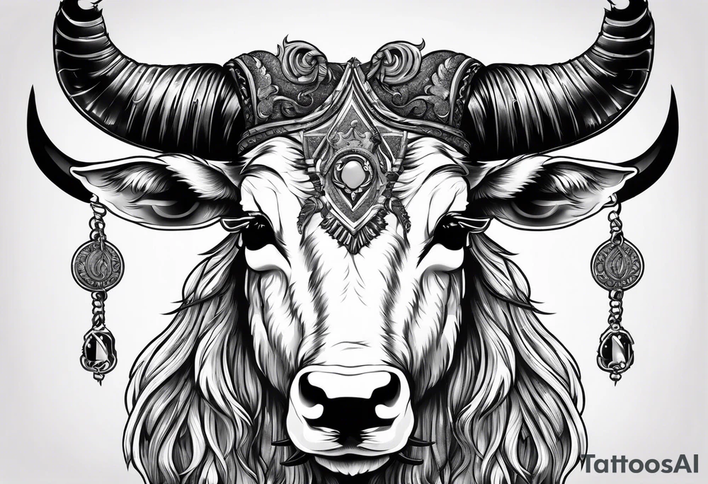 capricorn with sunglasses and shotgun tattoo idea