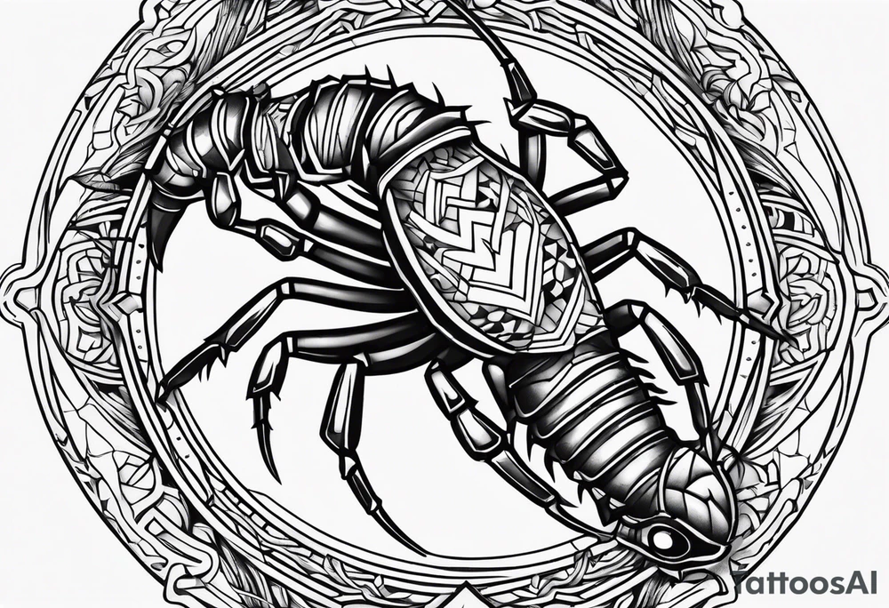 Scorpio tattoo idea