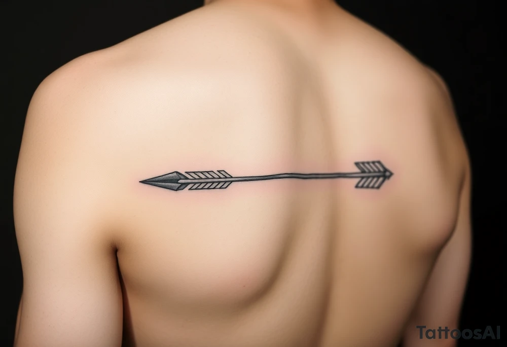 Arrow on arm tattoo idea