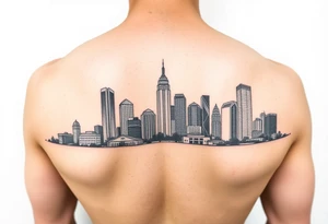 Atlanta skyline tattoo idea