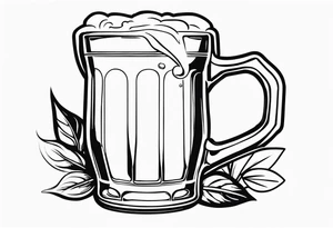 BEER CUP tattoo idea