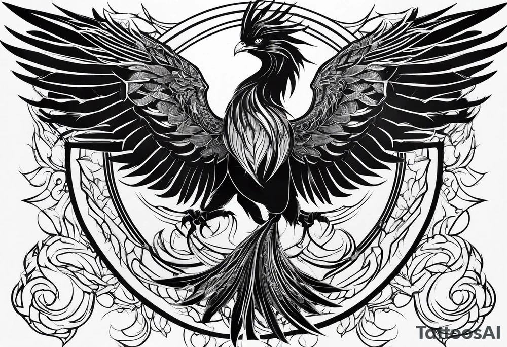 Phoenix tattoo idea