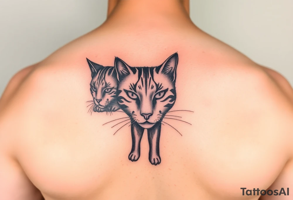 Black Cat tattoo idea