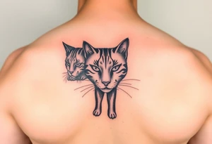 Black Cat tattoo idea