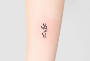 Simple traditional C3po tattoo full body tattoo idea