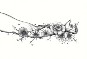 Black woman, survival, blessed tattoo idea