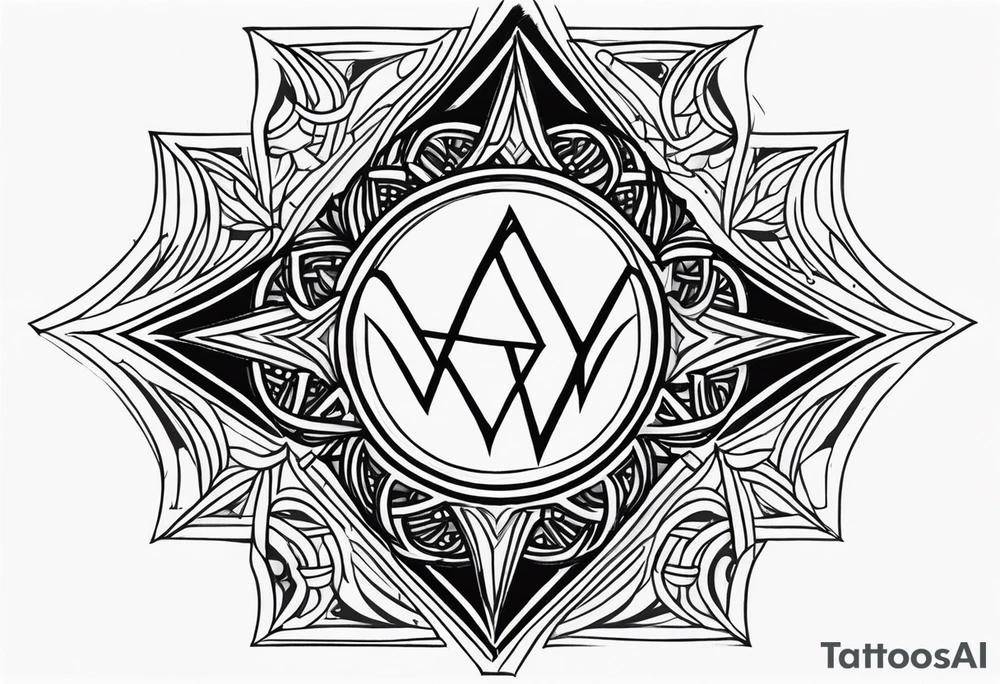 The symbol of Matthias in the bible tattoo idea