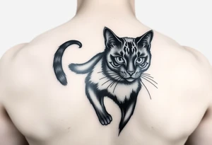 Black Cat tattoo idea